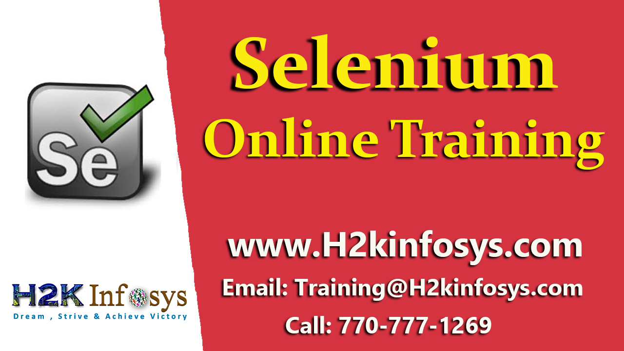 Best Selenium Online Training Course