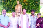 Akkineni family, ANR Statue, anr statue inaugurated, Mohan babu