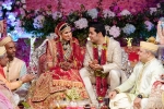mukesh ambani son marriage, Shloka Mehta, akash ambani shloka mehta gets married in a star studded affair, Shloka mehta