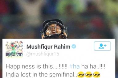 &ldquo;Happiness is this...!!! India lost in the semifinal" - Mushfiqur Rahim