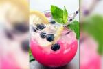 Tangy Blueberry Lemonade, How to make Blueberry Lemonade, blueberry lemonade, Real strawberry lemonade