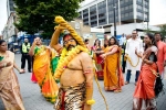 London, telangana community in London, over 800 nris participate in bonalu festivities in london organized by telangana community, Handloom weavers