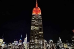 Empire State Realty Trust, ESRT, empire state building lit up to honour the festival of lights, Indian diaspora