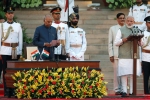 narendra modi, narendra modi oath taking, narendra modi begins his second term as india s prime minister, Pranab mukherjee