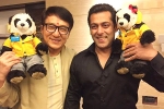Jackie Chan news, Jackie Chan news, jackie and salman khan bond in mumbai, Amyra dastur