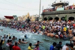 kumbh mela 2019 shahi snan dates, kumbh mela 2019 dates in hindi, kumbh mela 2019 indian diaspora takes dip in holy water at sangam, Pravasi bharatiya divas
