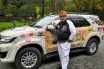 delhi to london by road bus service, singh, meet 60 yr old traveler who completed road trip from delhi to london covering 33 countries in 150 days, Arnold schwarzenegger
