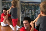 Novak Djokovic, Novak Djokovic tweet, is tennis star novak djokovic a devotee of lord krishna this viral pic with his kids is a proof, Joker