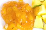 South Indian chutney, Sweet ripe mango chutney, quick sweet ripe mango chutney recipe, Mango chutney recipe