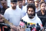 Allu Arjun breaking, Allu Arjun breaking, allu arjun returns back home, Pushpa