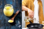 Ghee Vs Coconut Oil, Ghee Vs Coconut Oil comparison, ghee or coconut oil which is healthier for cooking, Coconut oil