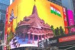Indian Americans, temple, why is a giant lord ram deity appearing on times square and why is it controversial, Northern india