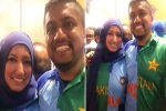 Half-And-Half Indo-Pak Jerseys, Ind vs Pak ICC World Cup, ind vs pak icc world cup 2019 indian pakistani couple spotted wearing half and half indo pak jerseys, Icc world cup 2019 Half-And-Half Indo-Pak Jerseys, Ind vs Pak ICC World Cup, ind vs pak icc world cup 2019 indian pakistani couple spotted wearing half and half indo pak jerseys, Icc world cup 2019