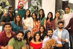 Sreeja, Allu Sirish, mega heroes bond over christmas party, Allu sirish