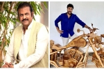 Tollywood, birthday, mohan babu gifts chiranjeevi a customized wooden bike on his birthday, Kajal agarwal