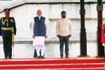 Ceremonial Guard of Honour, Narendra Modi latest updates, narendra modi receives ceremonial guard of honour in sri lanka, Private