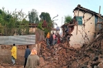 Nepal Earthquake visuals, Nepal Earthquake damage, nepal earthquake 128 killed and hundreds injured, Northern india