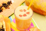 Papaya Smoothie for health, Papaya Smoothie new updates, papaya smoothie that can help with bloating, New