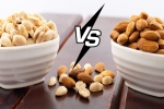 Peanuts vs Almonds, Peanuts vs Almonds comparision, peanuts vs almonds for weight loss, Weight loss