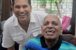 sachin tendulkar's childhood coach ramakant achrekar, sachin tendulkar awards, sachin tendulkar s childhood coach ramakant achrekar passes away, Cricket star