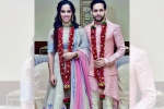 Saina nehwal and Parupalli Kashyap marriage photos, Saina nehwal and Parupalli Kashyap marriage photos, saina nehwal parupalli kashyap gets married in private ceremony, Saina nehwal