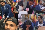 ranveer singh giving flower to elderly woman, bollywood, watch video of ranveer singh giving a flower to an elderly woman is winning hearts, Icc cricket world cup 2019