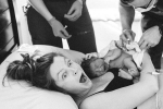 nancy ray blog, pregnancy and parenting, mother s moment of surprise perfectly captured after she births a boy while expecting a girl goes viral, Jolly