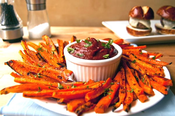 Baked Carrot Fries},{Baked Carrot Fries
